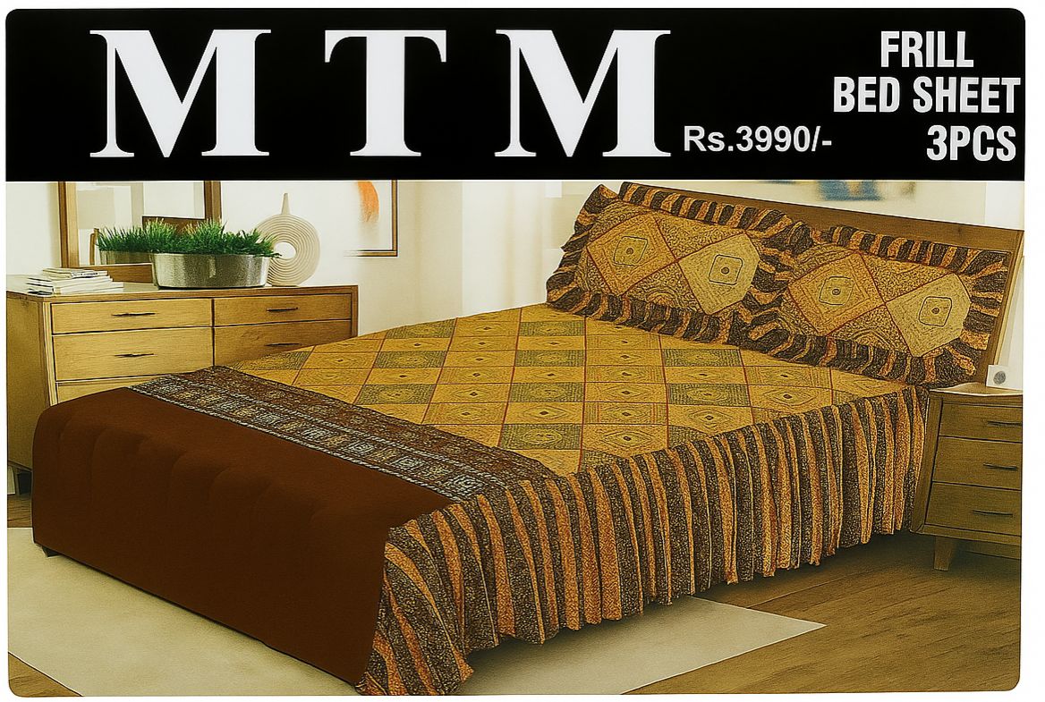3 in 1 cotton bed sheet